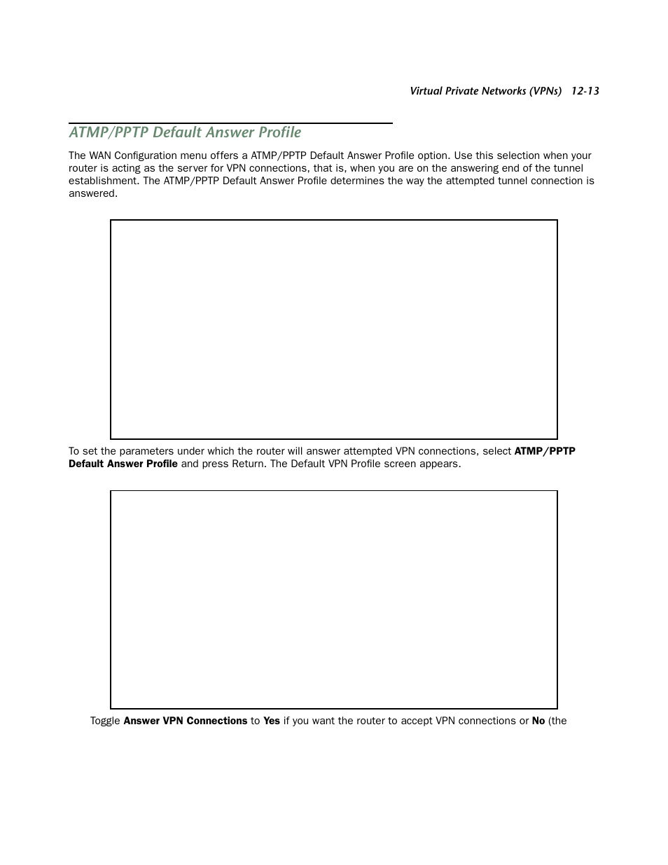 Atmp/pptp default answer profile, Atmp/pptp default answer profile -13 | Netopia 4752 User Manual | Page 155 / 284