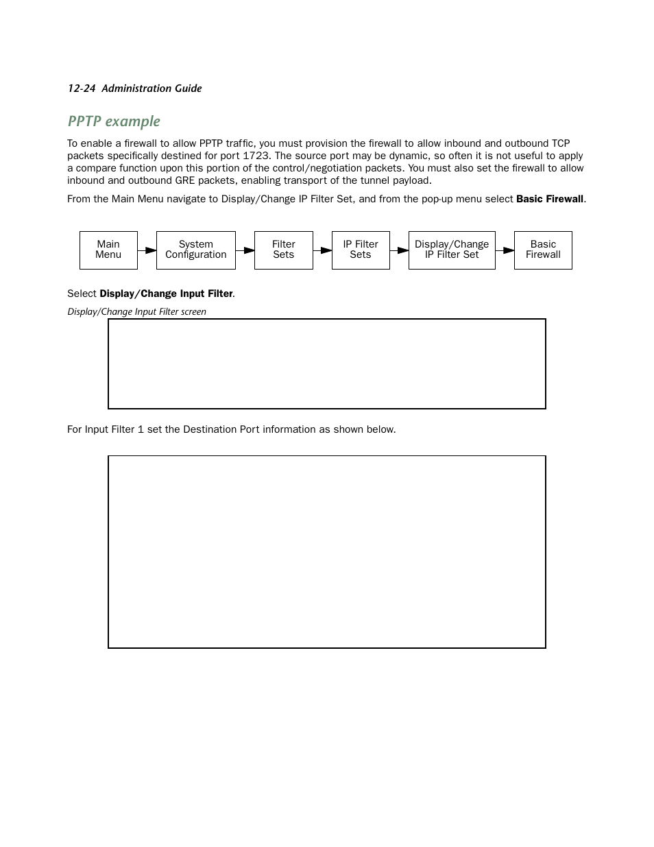 Pptp example, Pptp example -24 | Netopia 4752 User Manual | Page 166 / 284