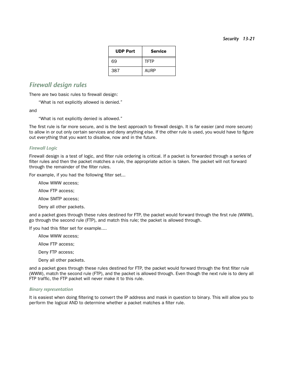 Firewall design rules, Firewall design rules -21 | Netopia 4752 User Manual | Page 193 / 284