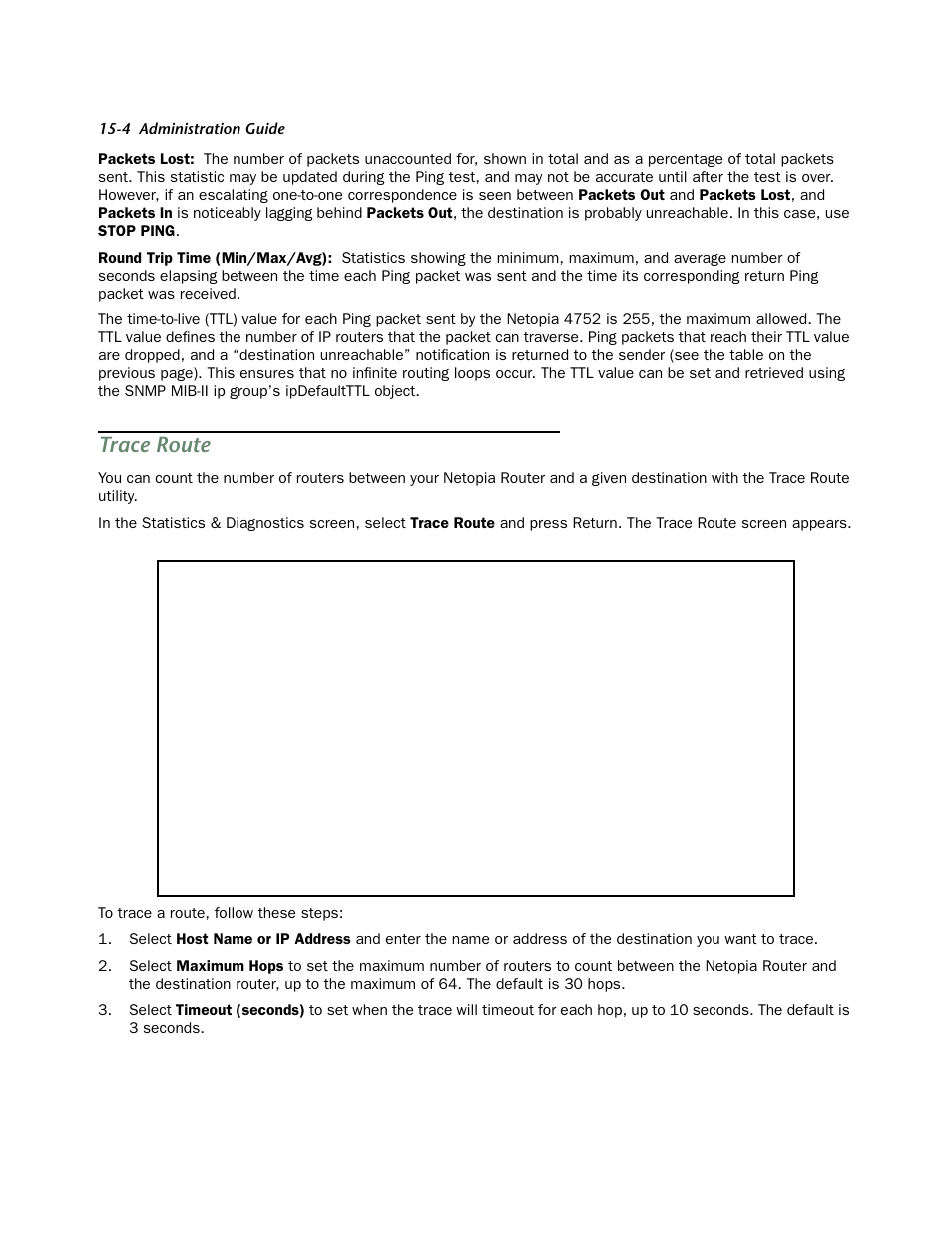 Trace route, Trace route -4 | Netopia 4752 User Manual | Page 226 / 284
