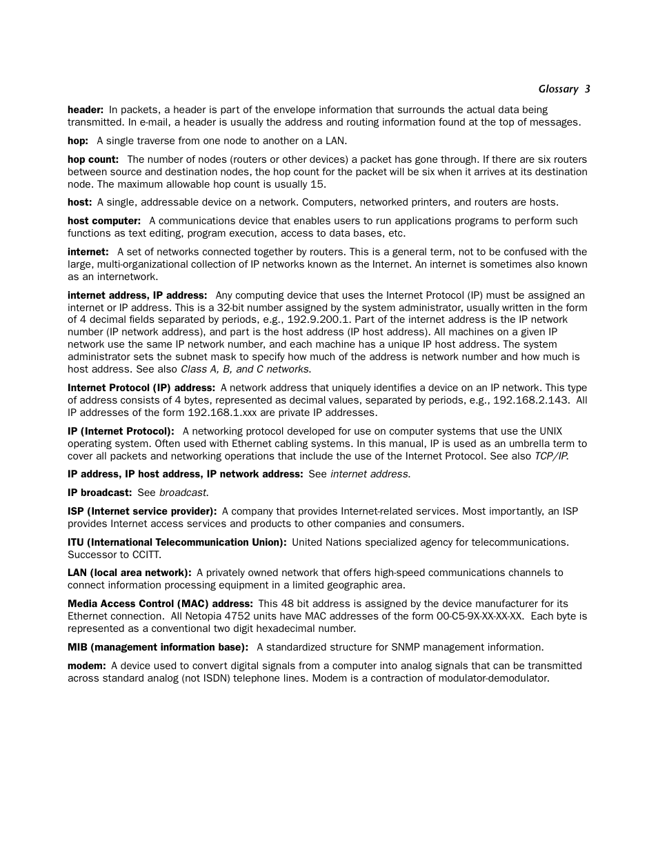 Netopia 4752 User Manual | Page 275 / 284
