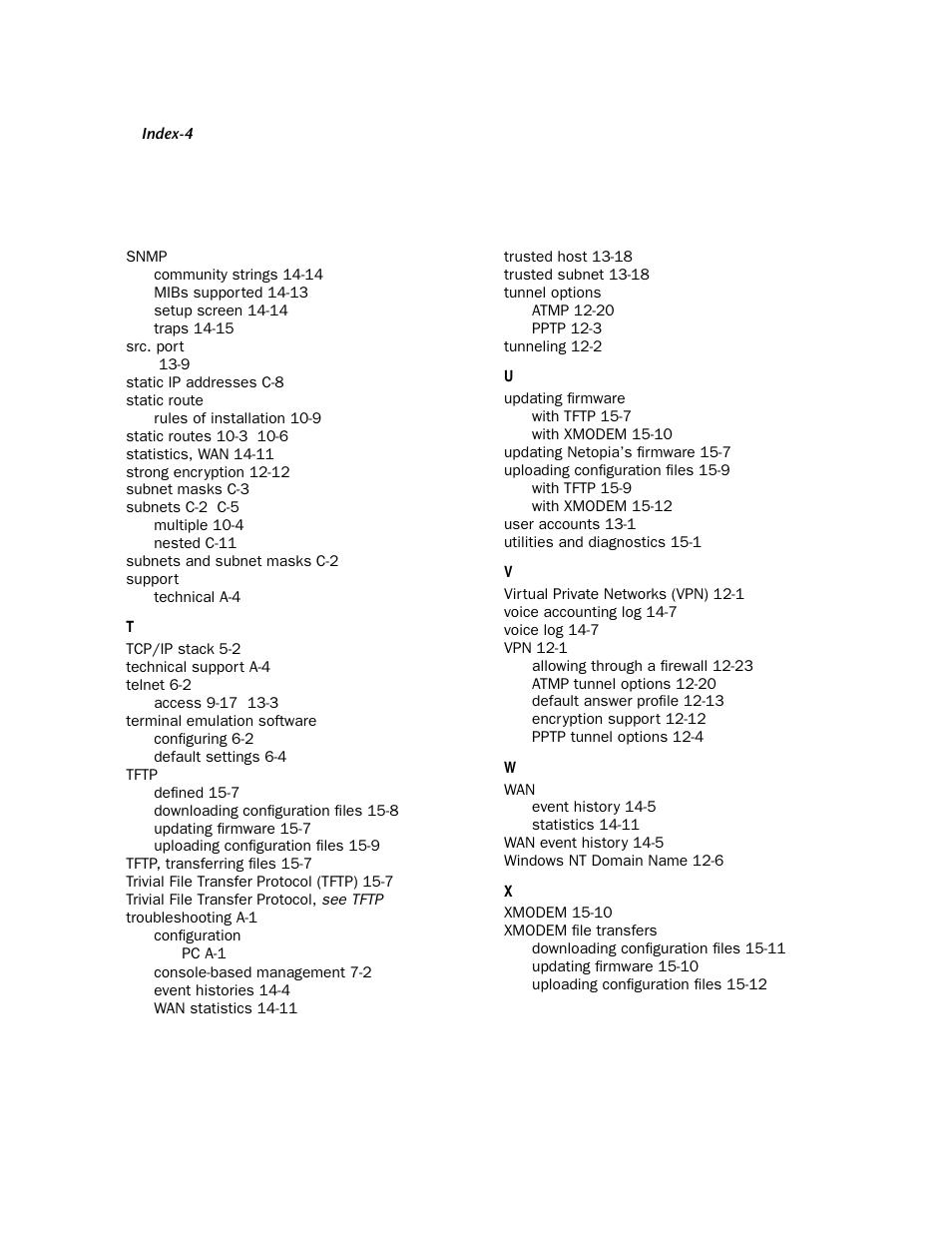 Netopia 4752 User Manual | Page 282 / 284