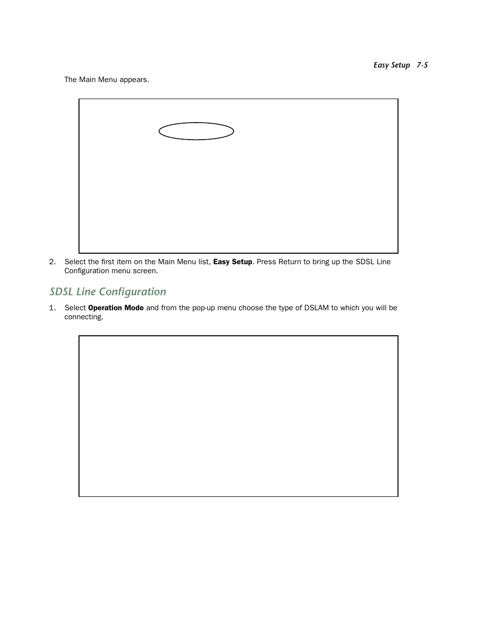 Sdsl line configuration, Sdsl line configuration -5 | Netopia 4752 User Manual | Page 45 / 284