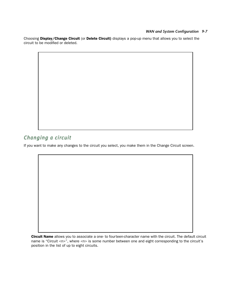 Changing a circuit, Changing a circuit -7 | Netopia 4752 User Manual | Page 65 / 284