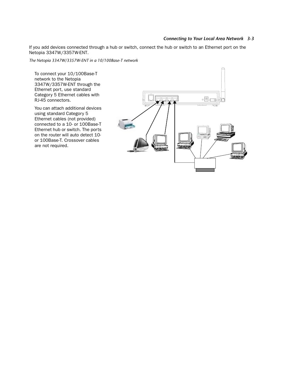 Macintosh pc pc ethernet switch, Pc macintosh | Netopia 3347W User Manual | Page 15 / 44