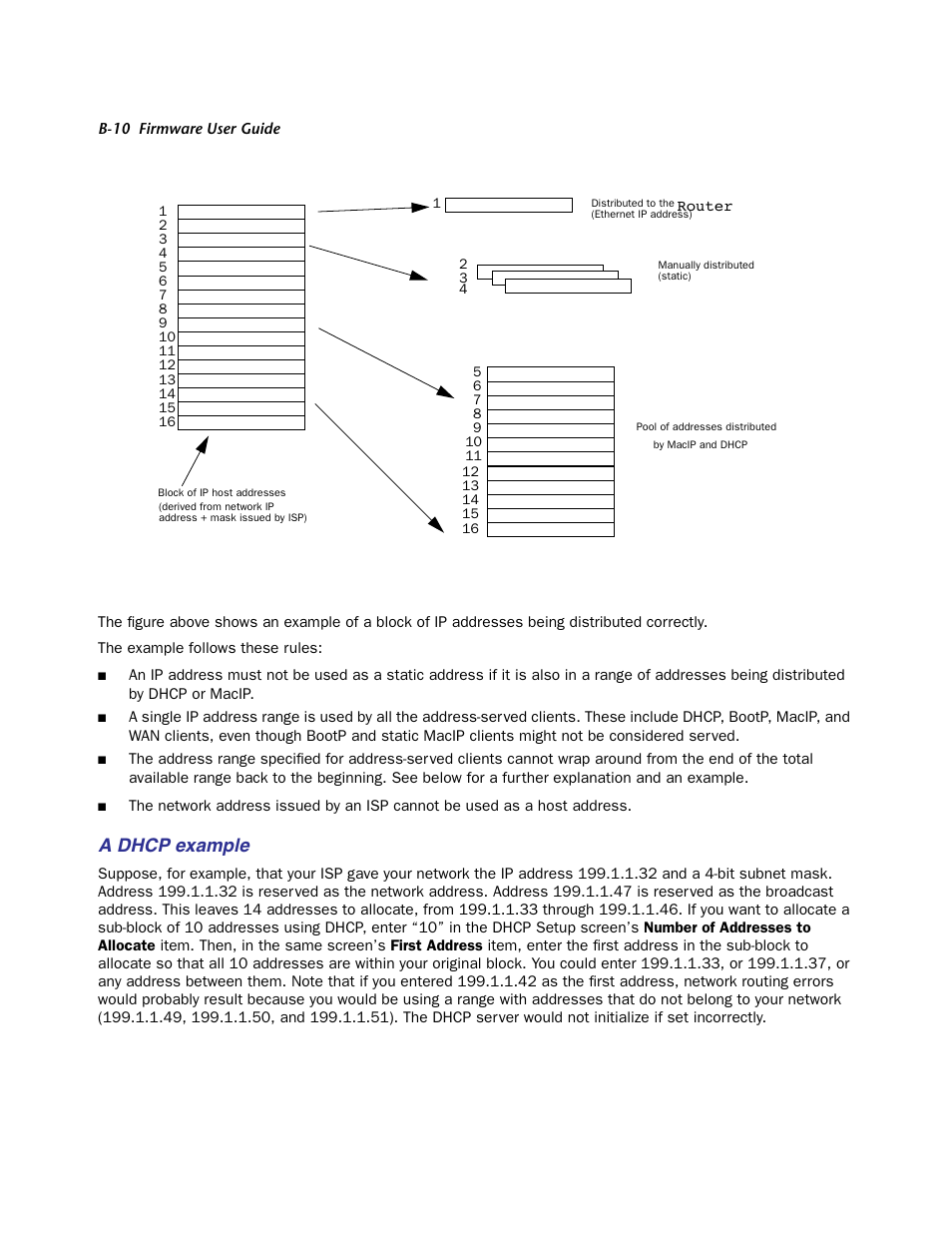 A dhcp example | Netopia Firmware 4000-Series User Manual | Page 302 / 314