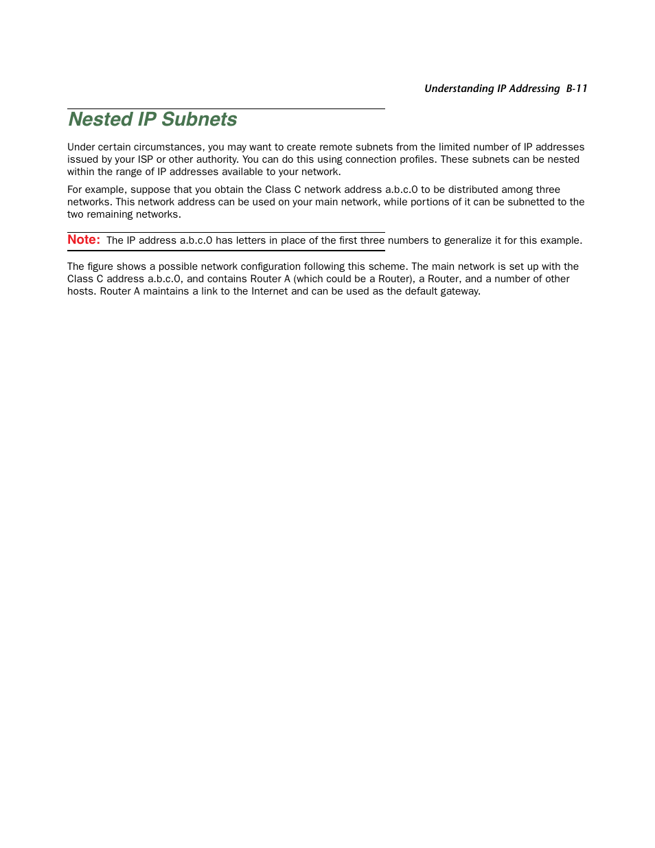 Nested ip subnets | Netopia Firmware 4000-Series User Manual | Page 303 / 314