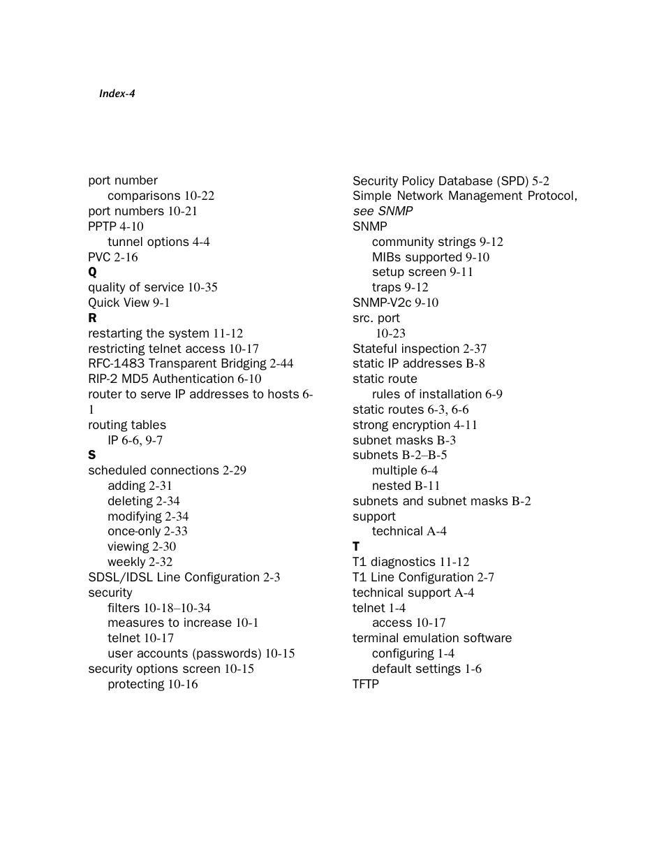 Netopia Firmware 4000-Series User Manual | Page 312 / 314