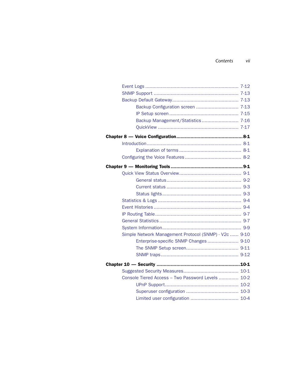 Netopia Firmware 4000-Series User Manual | Page 7 / 314