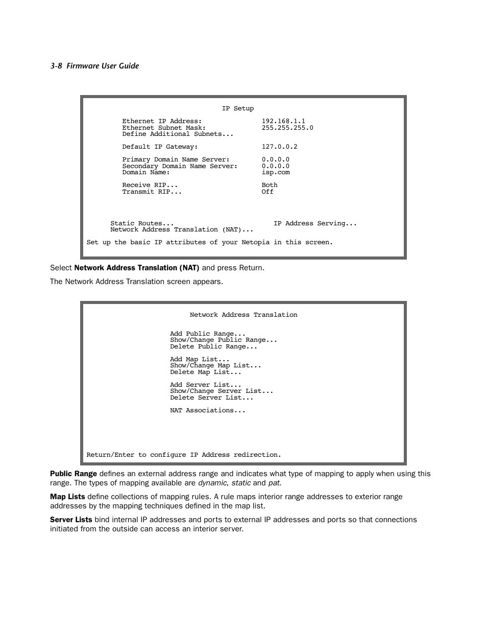 Netopia Firmware 4000-Series User Manual | Page 74 / 314