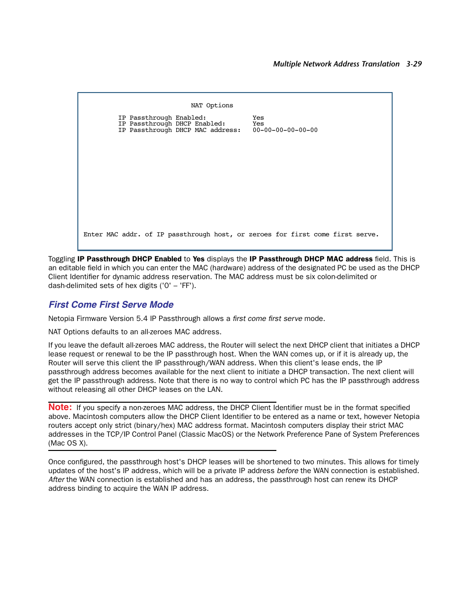First come first serve mode | Netopia Firmware 4000-Series User Manual | Page 95 / 314