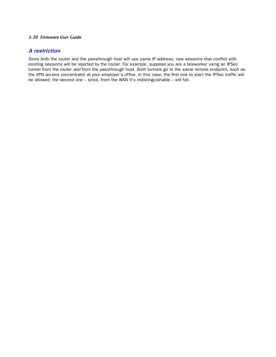 A restriction | Netopia Firmware 4000-Series User Manual | Page 96 / 314