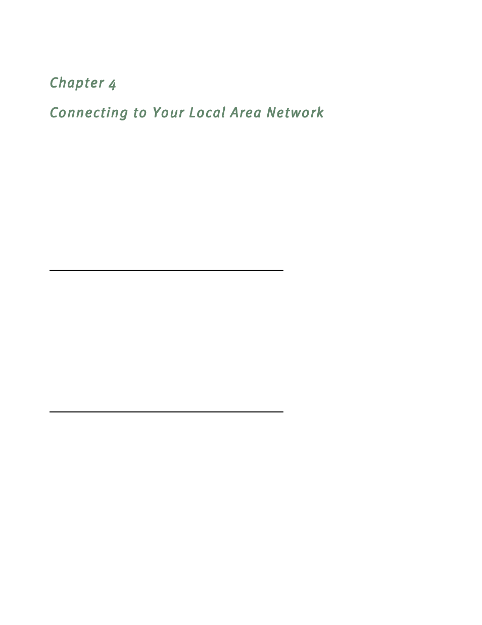 Connecting to your local area network, Overview, Readying computers on your local network | Over view -1, Readying computers on your local network -1 | Netopia R7200 User Manual | Page 23 / 258