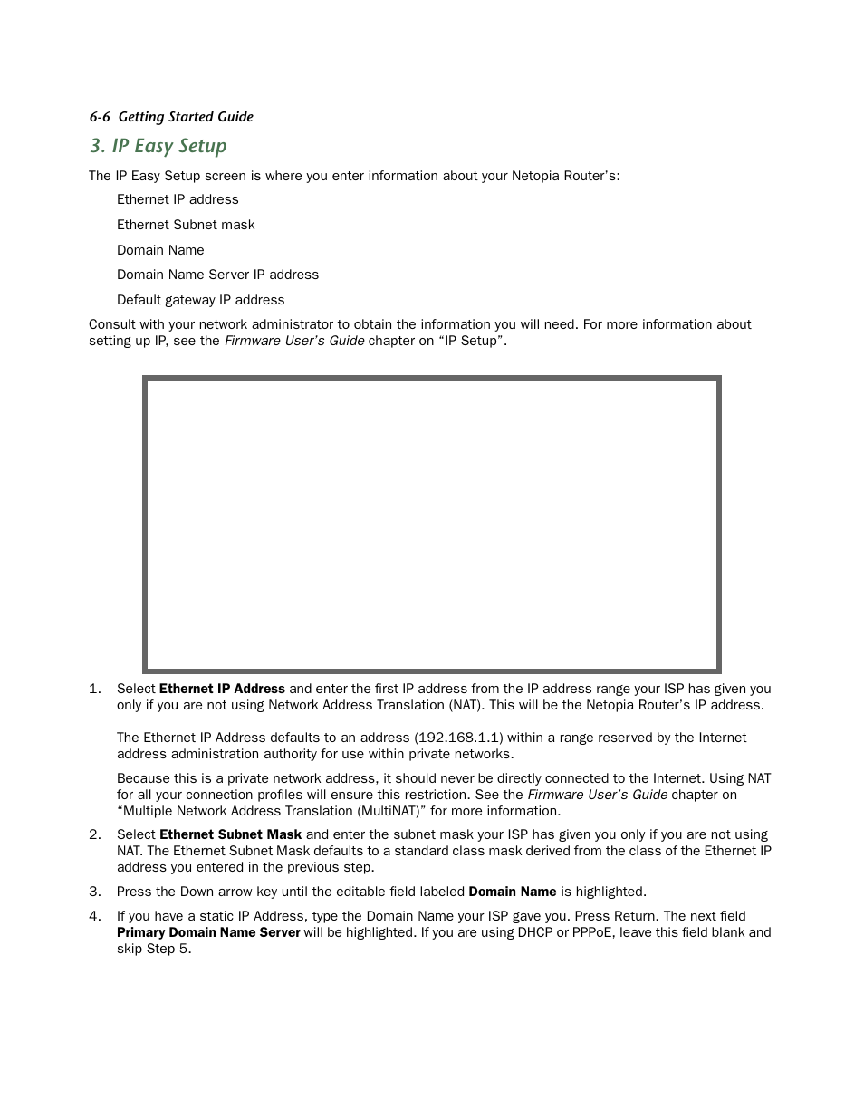 Ip easy setup, Ip easy setup -6 | Netopia 3387W-ENT User Manual | Page 30 / 44