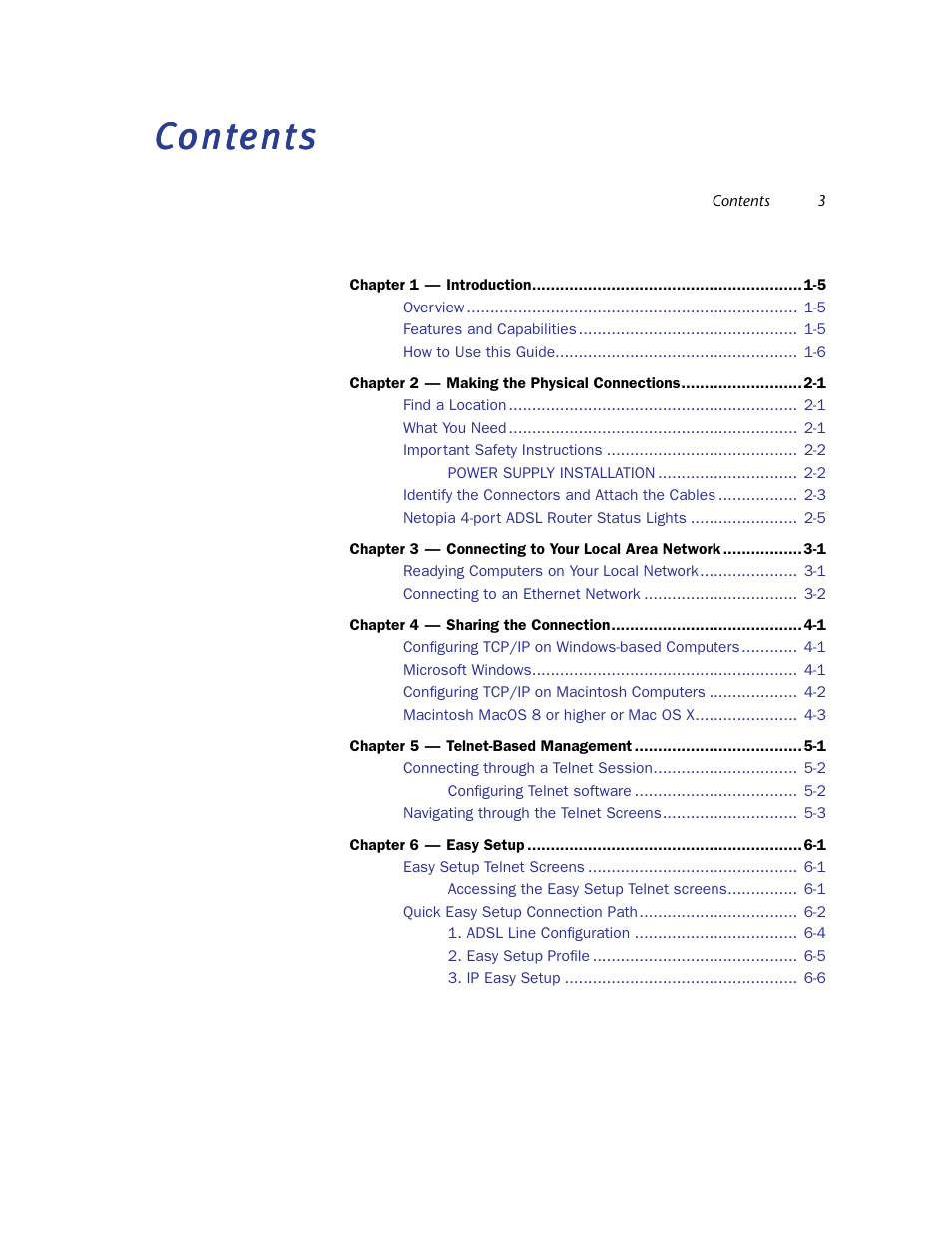 Netopia 3356-ENT User Manual | Page 3 / 36