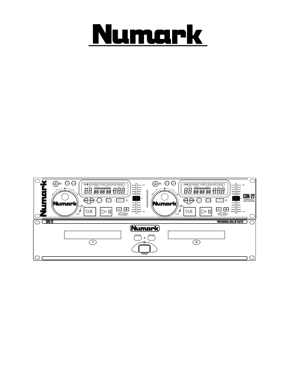 Numark Industries CDN22 User Manual | 16 pages