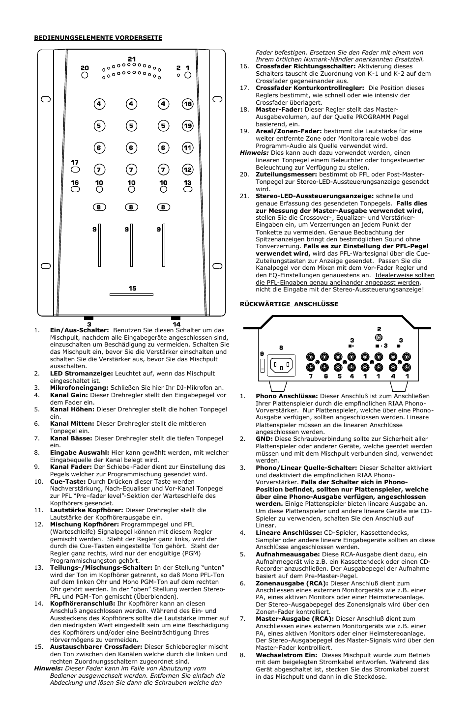 Numark Industries DM3050 User Manual | Page 7 / 13