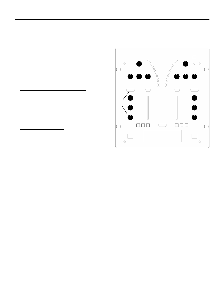 Guided tour of features and operating instructions | Numark Industries NUMARK DM1001X User Manual | Page 6 / 12