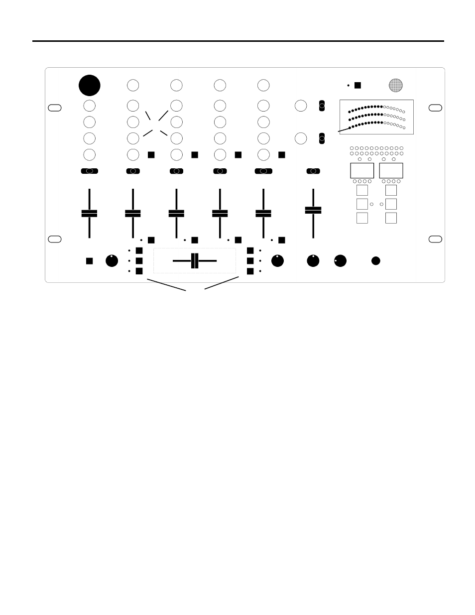 Dm1835x front panel diagram | Numark Industries DM 1835X User Manual | Page 8 / 20