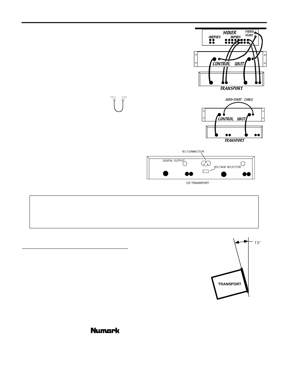 Connections, Mounting your cd player | Numark Industries CDN-22S User Manual | Page 7 / 16