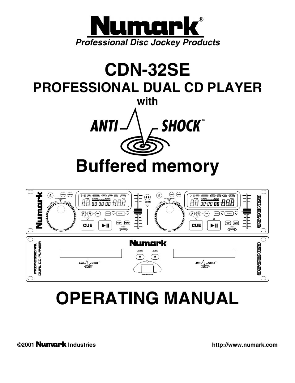 Numark Industries CDN-32SE User Manual | 20 pages