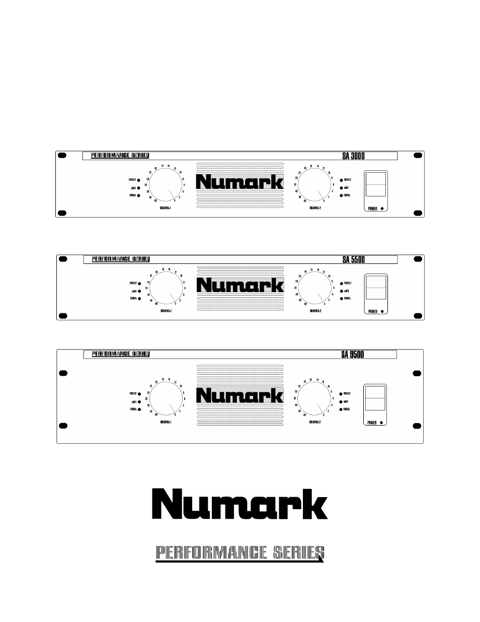 Numark Industries SA3000 User Manual | 16 pages