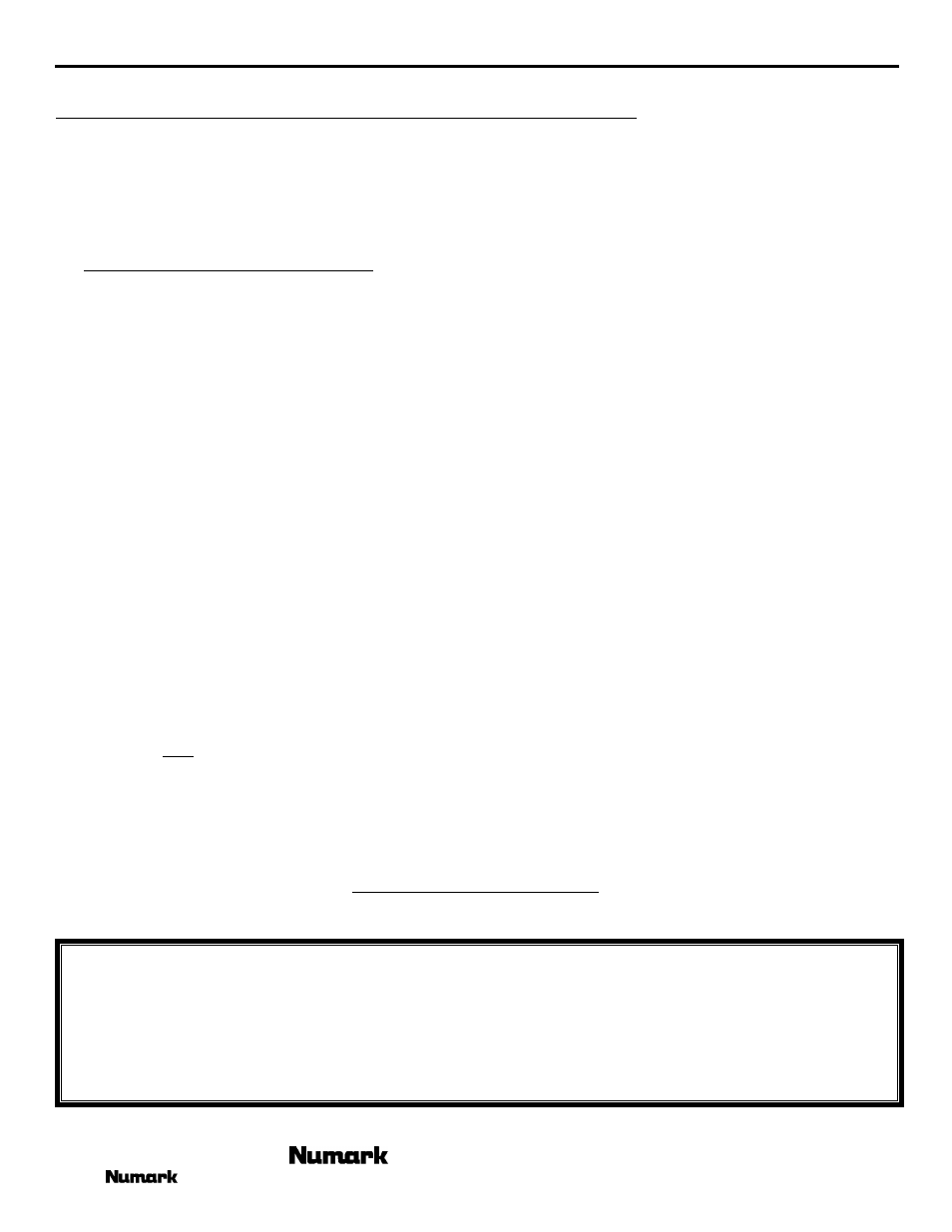 Very important, Product registration | Numark Industries DM3001X User Manual | Page 3 / 12