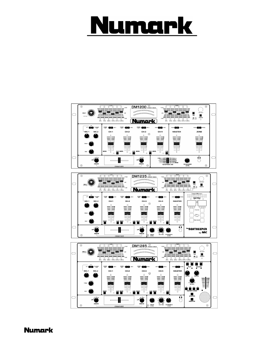 Numark Industries DM1235 User Manual | 20 pages