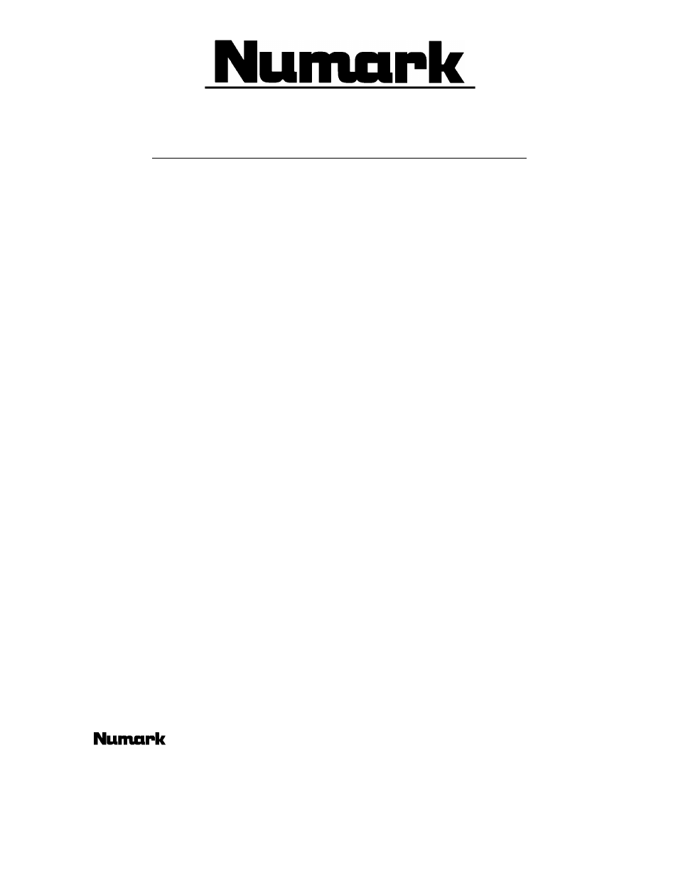 Numark Industries DM1235 User Manual | Page 20 / 20