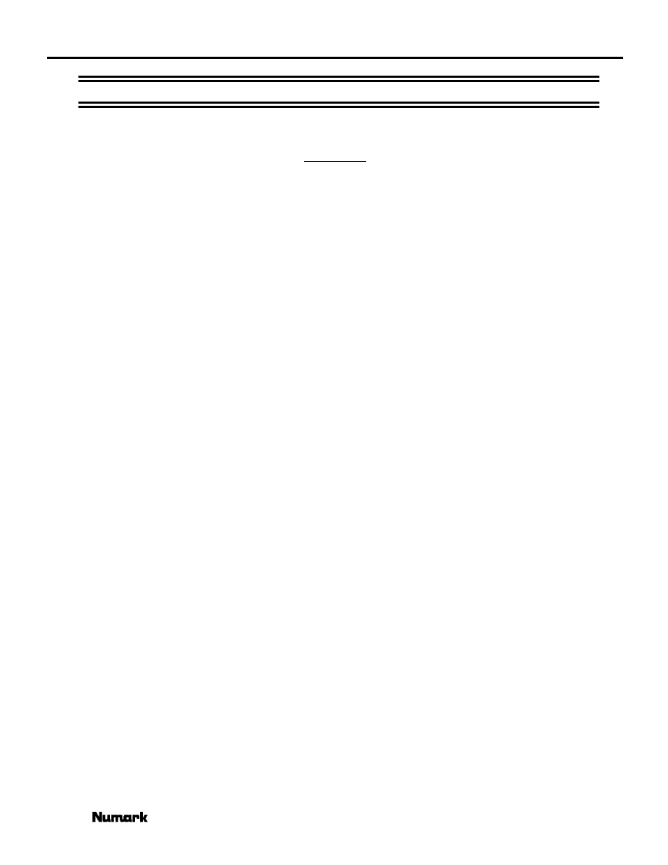 Index | Numark Industries DM1235 User Manual | Page 3 / 20
