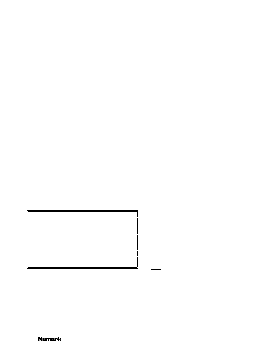 Important information | Numark Industries DM1235 User Manual | Page 5 / 20
