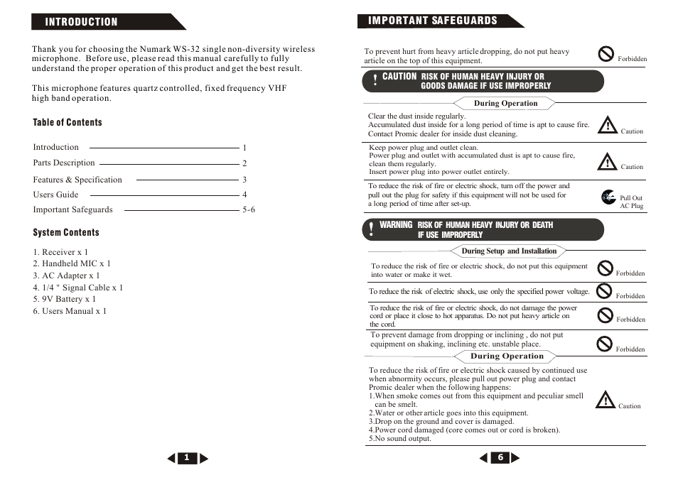 Т³гж 2 | Numark Industries WS32 User Manual | Page 2 / 4