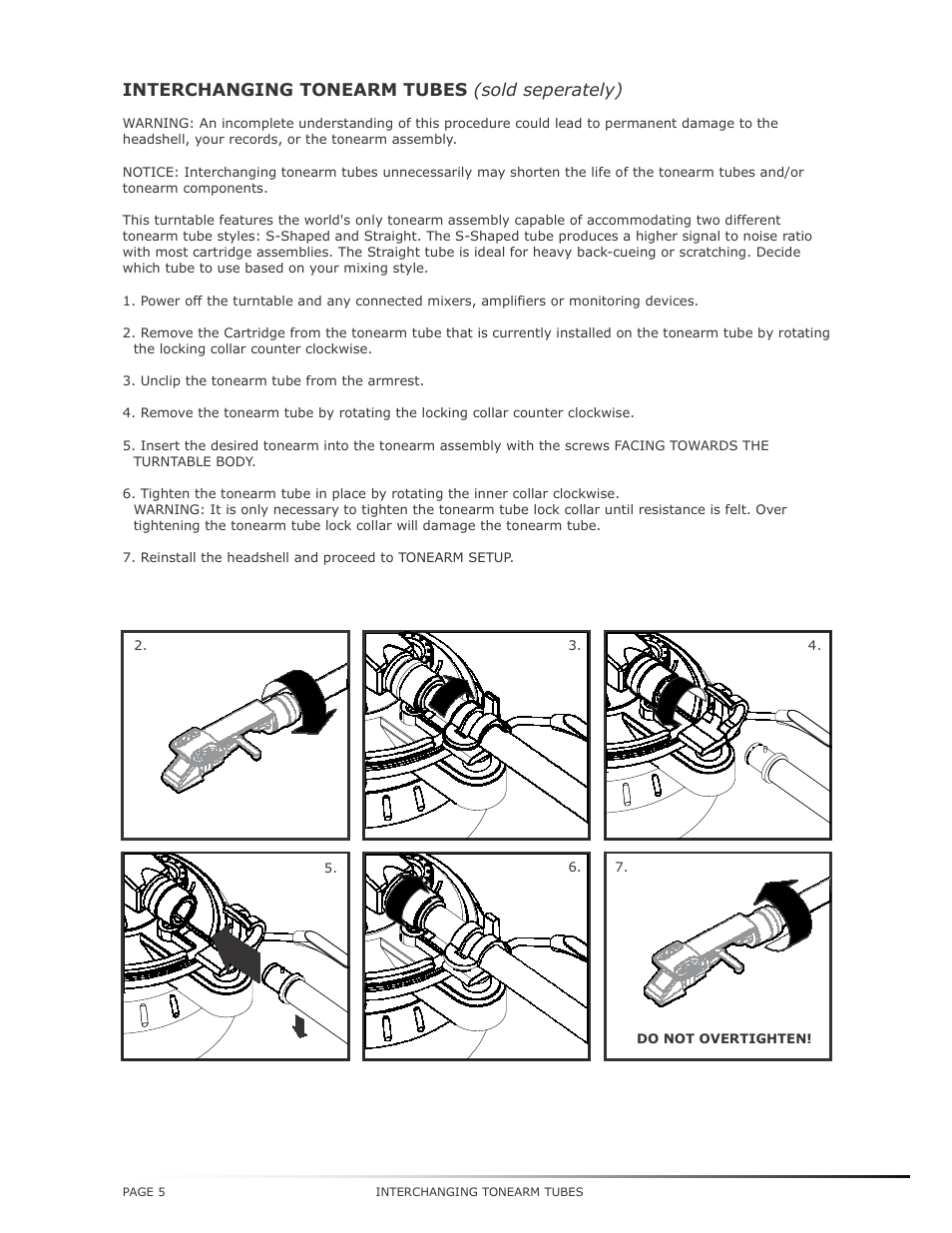 Numark Industries TT200 User Manual | Page 5 / 13