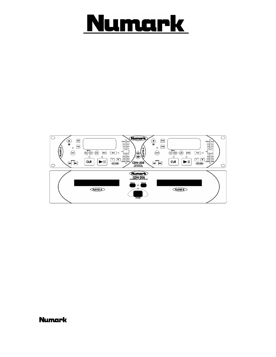 Numark Industries CDN-20S User Manual | 12 pages