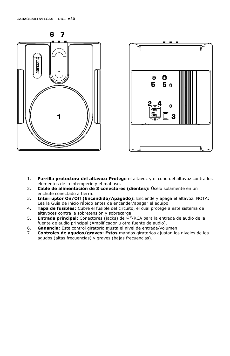 Numark Industries M80 User Manual | Page 5 / 11