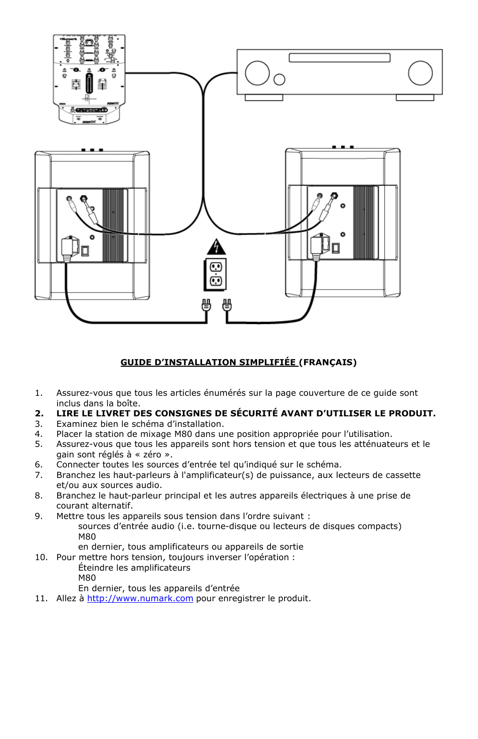 Numark Industries M80 User Manual | Page 6 / 11