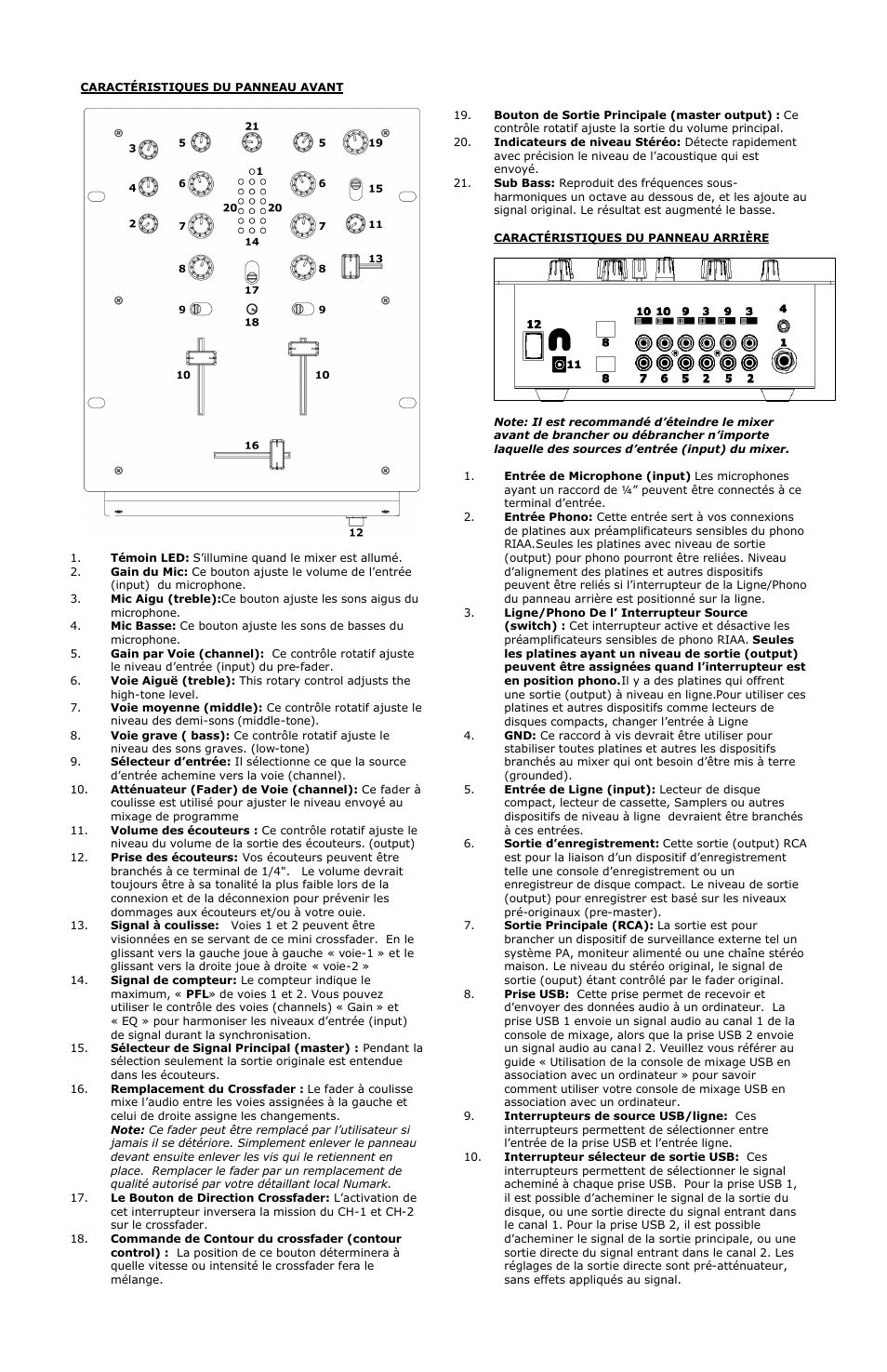 Numark Industries DXM01 User Manual | Page 12 / 16