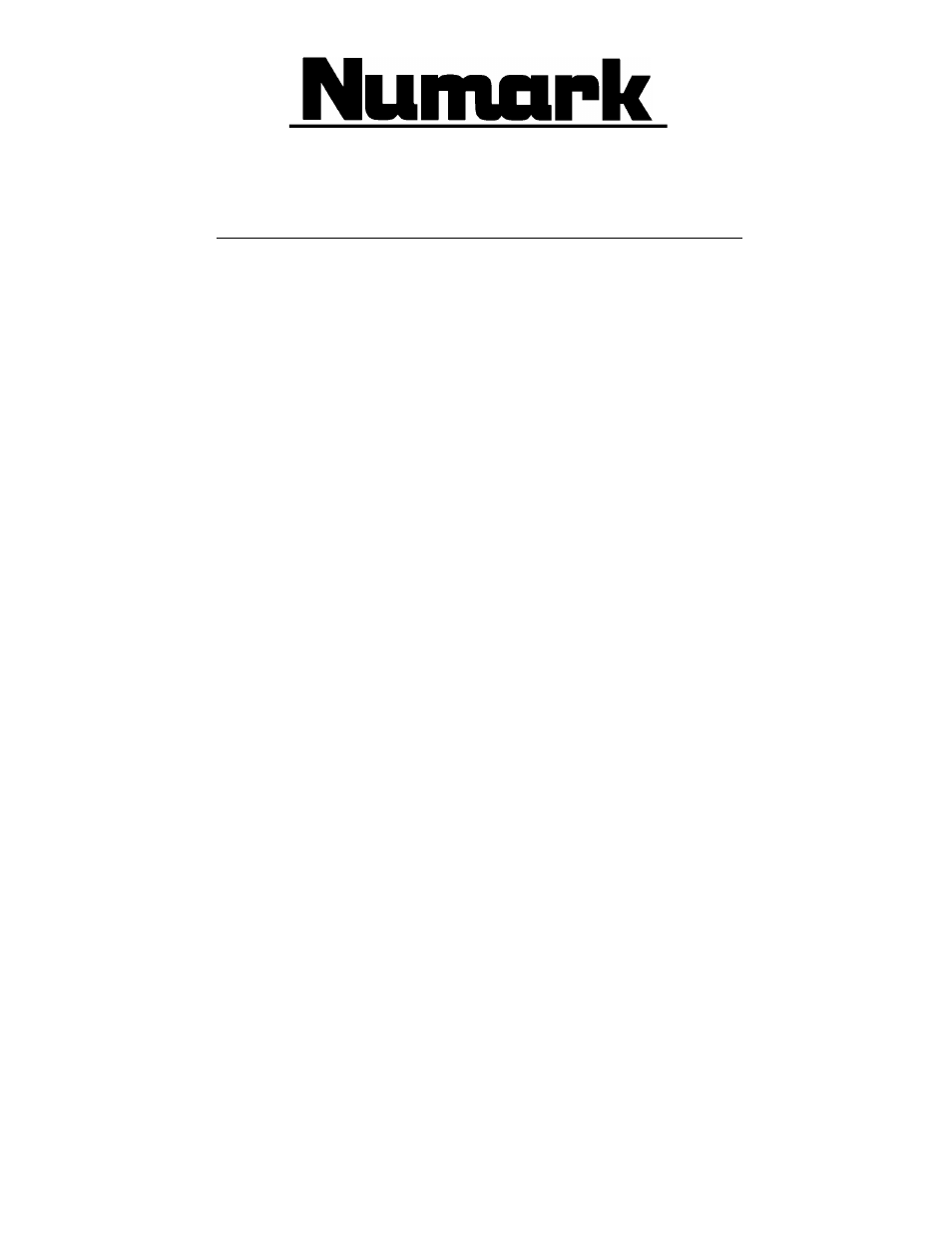 Numark Industries CDN-12 User Manual | Page 16 / 16