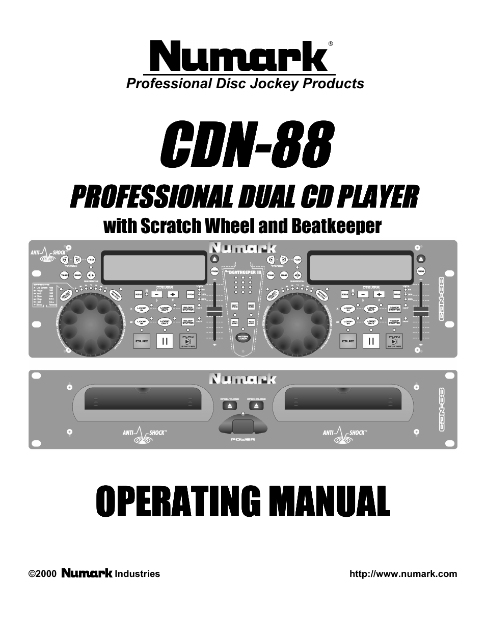 Numark Industries CDN-88 User Manual | 16 pages