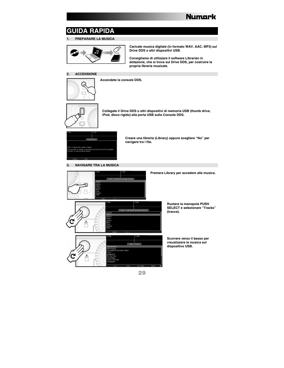 Guida rapida | Numark Industries DDS80 User Manual | Page 29 / 40