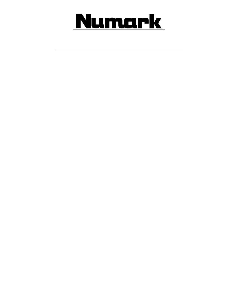 Numark Industries DM 1820X User Manual | Page 16 / 16