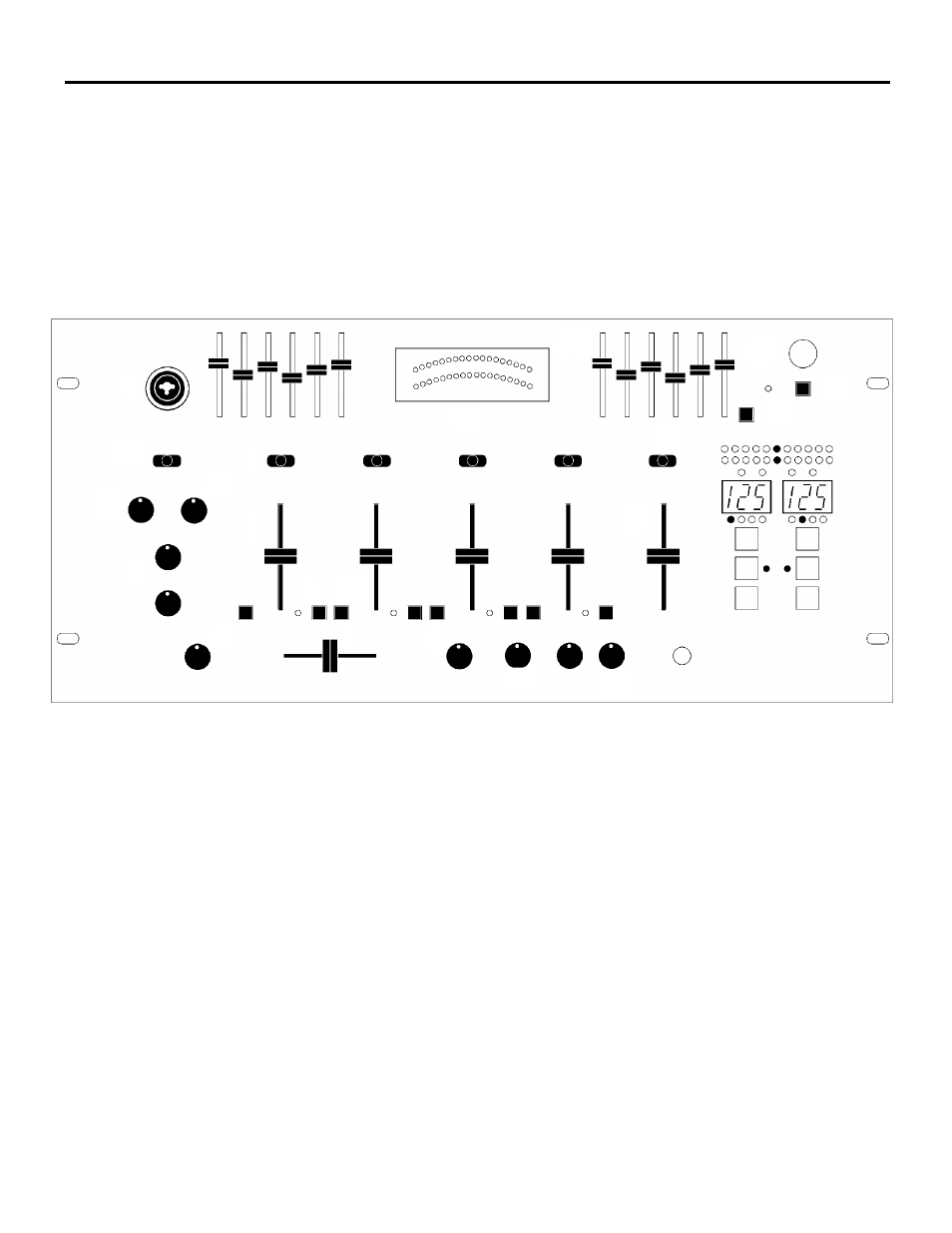 Dm 1635 front panel diagram | Numark Industries DM1635 User Manual | Page 6 / 20