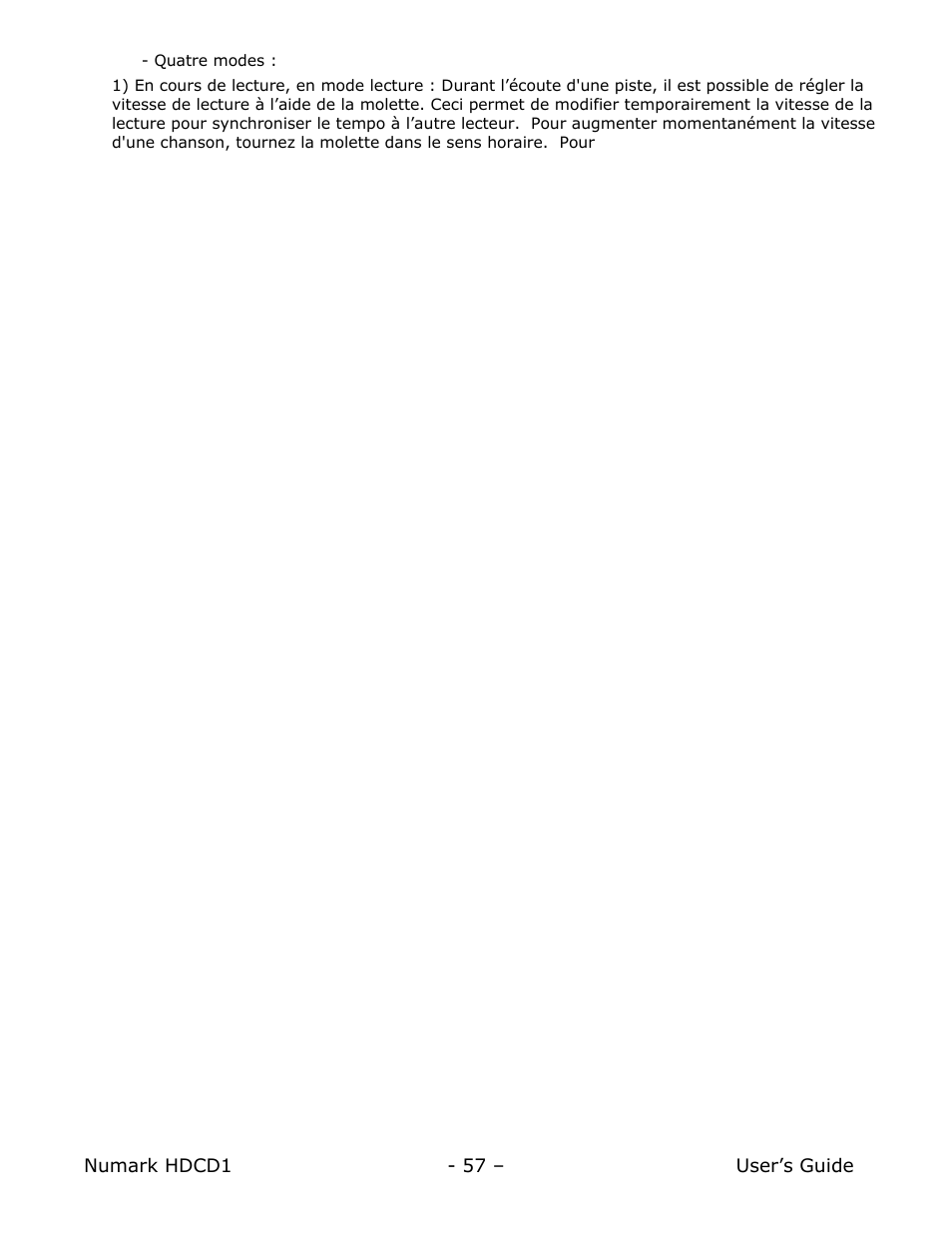 Numark Industries HDCD1 User Manual | Page 57 / 132