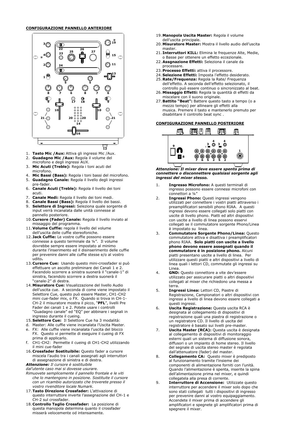 Numark Industries DXM 06 User Manual | Page 19 / 21