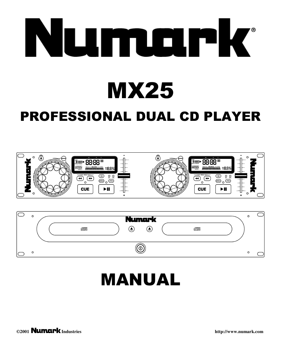 Numark Industries MX25 User Manual | 16 pages