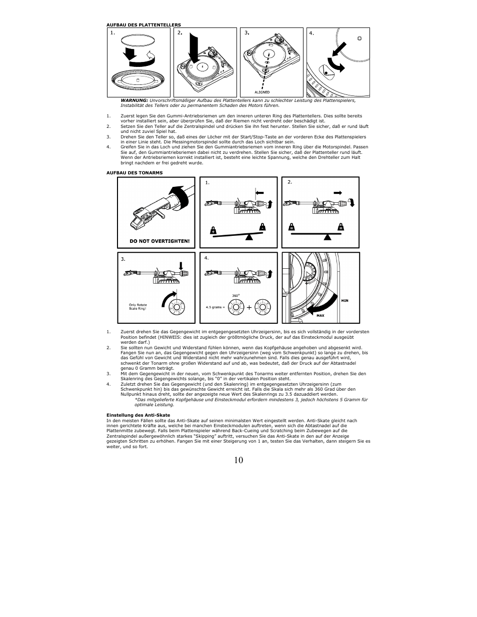 Numark Industries TTUSB User Manual | Page 10 / 16