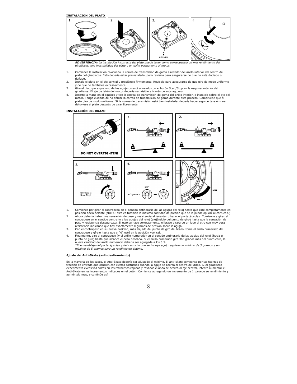 Numark Industries TTUSB User Manual | Page 8 / 16
