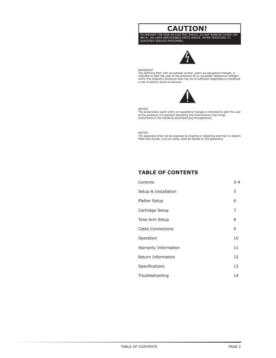 Numark Industries TT-1650 User Manual | Page 3 / 16