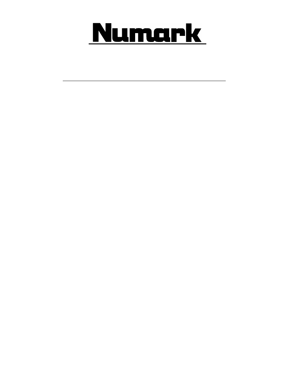 Numark Industries TT1910 User Manual | Page 8 / 8
