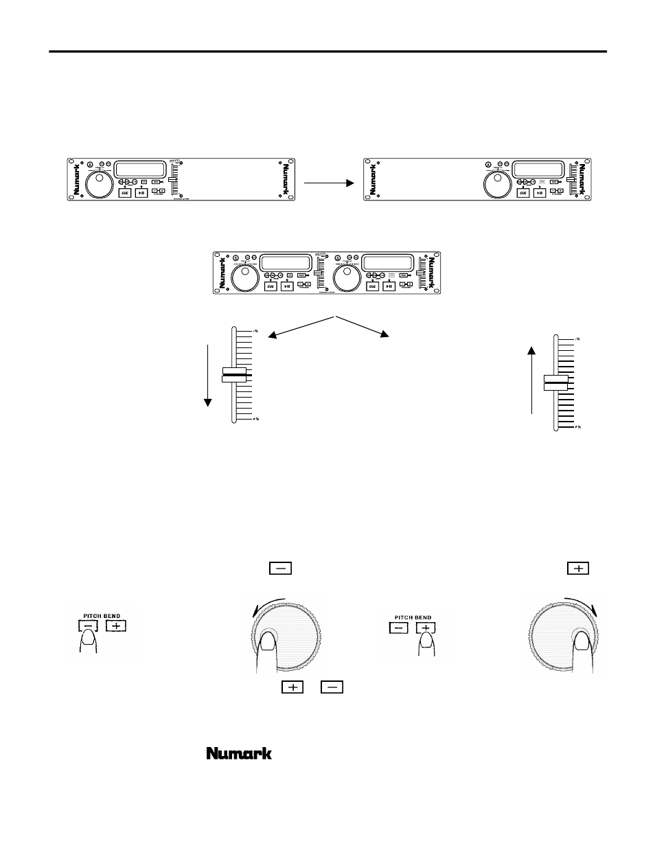 Matching the beats per minute (bpm), Beat matching using pitch bend | Numark Industries CDN-22MK III User Manual | Page 11 / 15